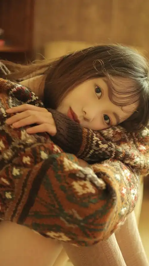 甜美文艺美女高清手机壁纸