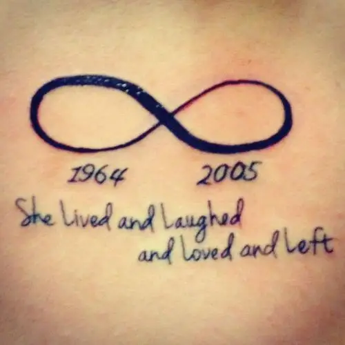 infinity sign with a quote #tattoo i basically