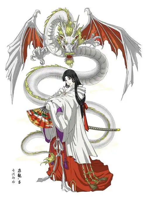 乘雷车, 服驾应龙,骖青虬,援绝瑞,席萝图,黄云络,前白螭,后奔蛇,浮