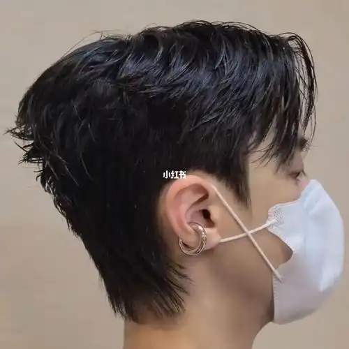 狼尾层次感十足顶区文理烫  有线条减少量感#福州剪发  #福州男士发型