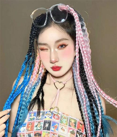 嘻哈街舞音乐发型 女生脏辫又酷又a_时尚发型 - 美发站