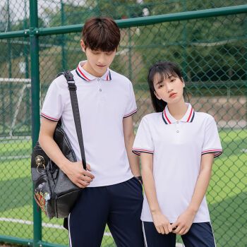 舟慕中学生夏季校服套装初中学生短袖班服纯色学院风毕业班高中生绿