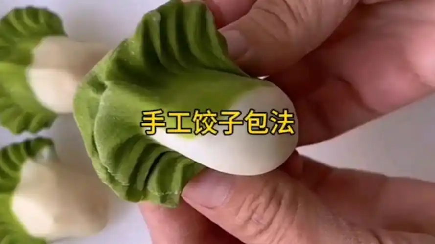 蔬菜饺子包法