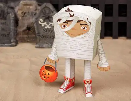 制作教程-编织乐论坛折纸万圣节木乃伊折纸立体木乃伊折纸王子教我折