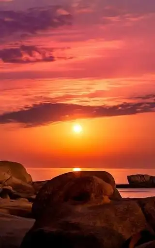 好看的夕阳晚霞唯美风景图片桌面壁纸