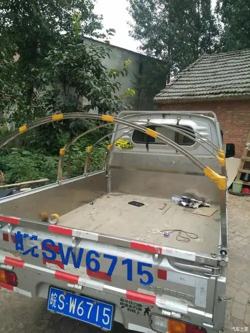 五菱荣光小卡改装折叠车棚!