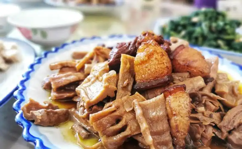 浙江余姚柿林村这家农家小饭店,十多道菜各有特色!_秋嫣