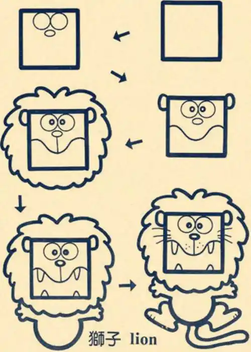 中班简笔画 中班简笔画图片大全幼儿园