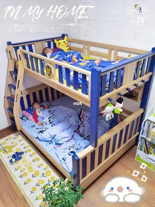 96给相差俩岁半的亲兄弟布置的儿童房