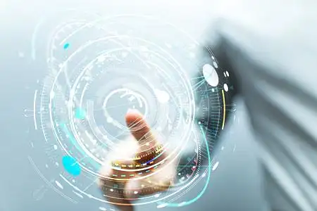 高科技蓝色海报背景