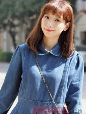 空气刘海图片长发学生清纯_圆脸适合的发型图片 - 随意优惠券