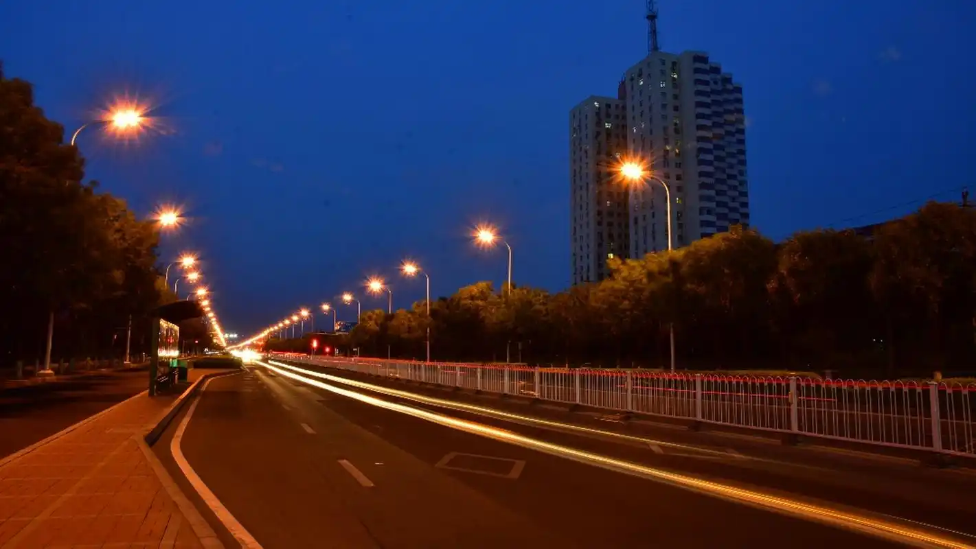 世纪大道傍晚(夜景)