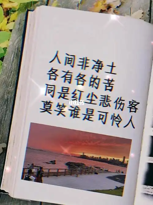 人间非净土,各有各的苦,同是红尘悲伤客,莫笑谁是可怜人