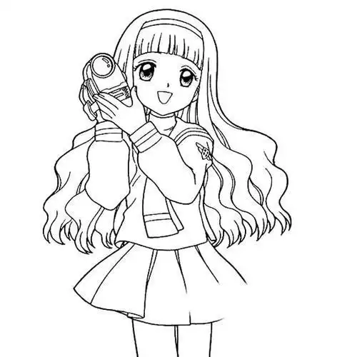 卡通人物简笔画大全元气少女简笔画人物少女简单又漂亮人物少女简笔画