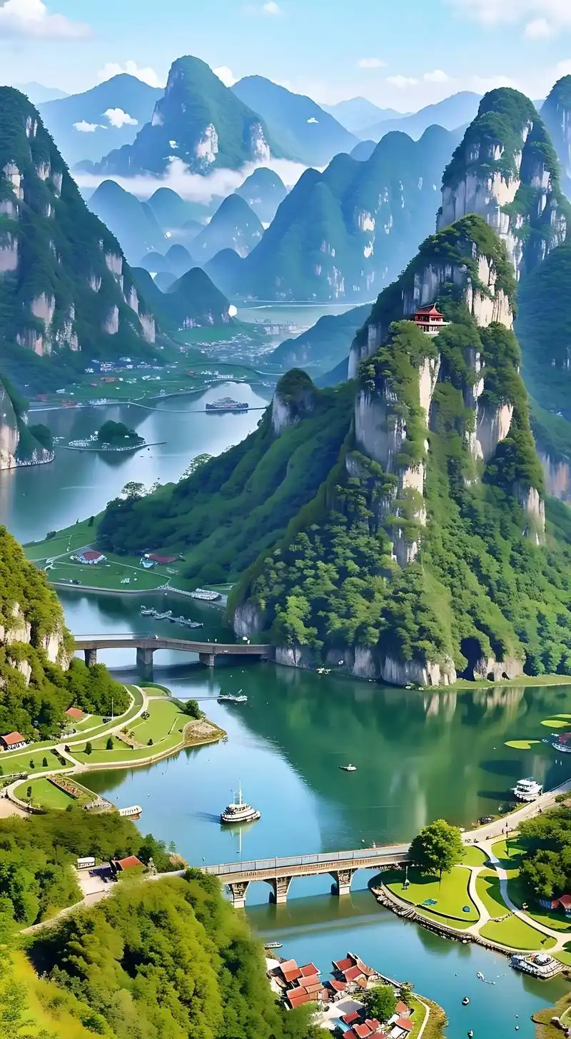 中国最美的15座名山 桂林山水,被誉为"桂林山水甲天下",这里的每一处