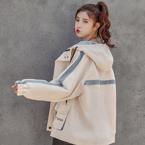 奕菓女生外套女学生小个子工装开衫外套工装外套女生春秋装2023新款潮