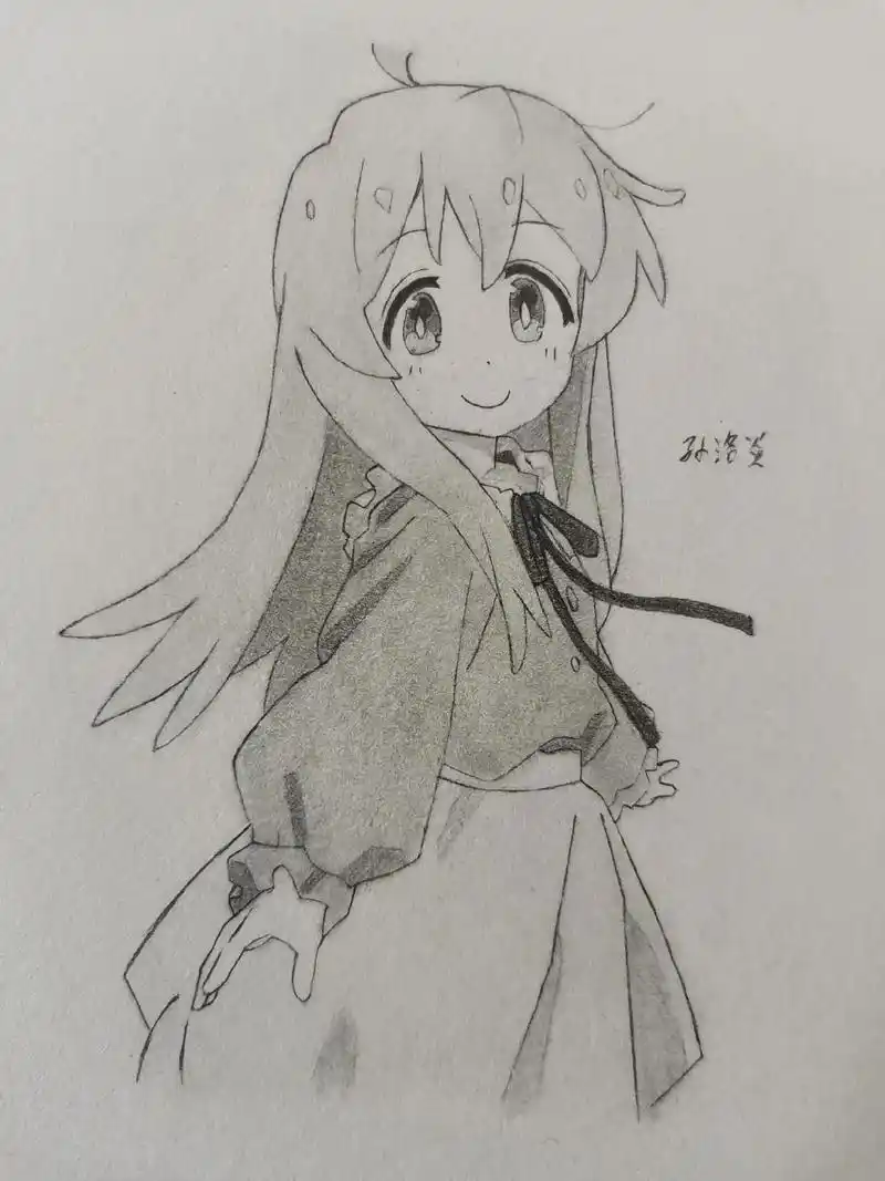 手绘 #绘画##动漫人物绘画 #别当欧尼酱了 - 抖音