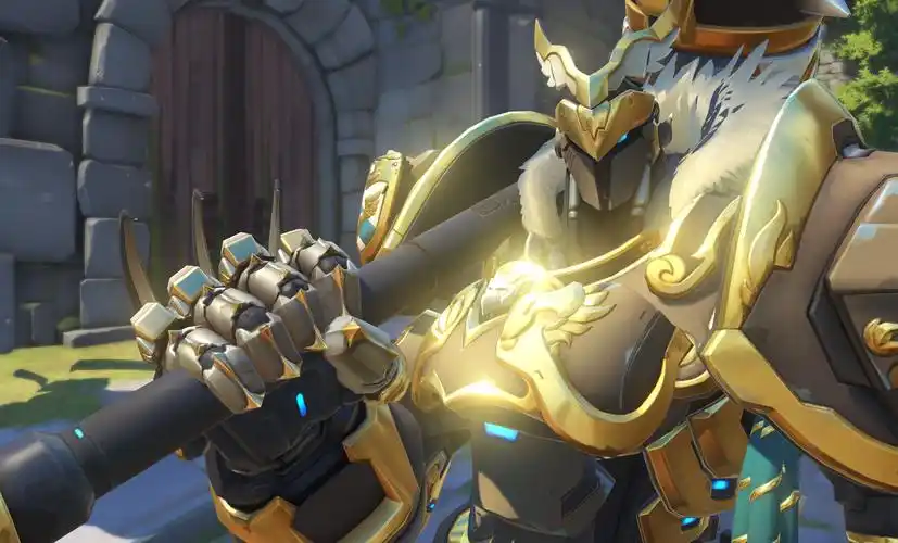 搬运暴雪官方截图原画新地图艾兴瓦尔莱因哈特新皮肤动画最后的堡垒原