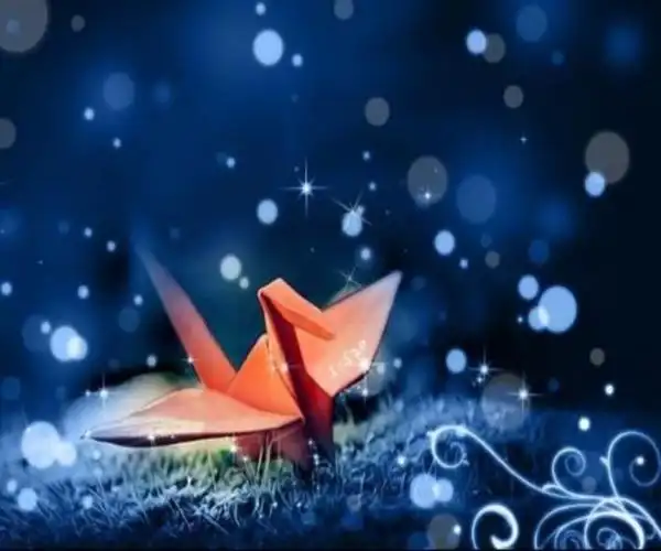唯美 千纸鹤 壁纸