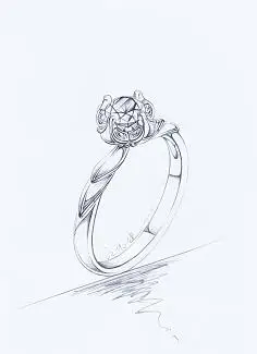 采集小曼mandy采集到手绘2女戒手绘手稿设计图采集小曼mandy采集到