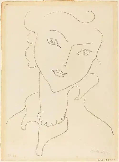 野兽派大师马蒂斯速写欣赏