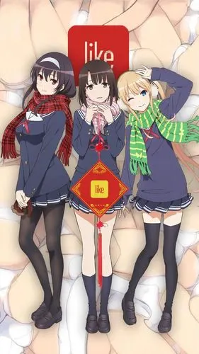 4k手机路人女主的养成方法加藤惠新年快乐祝福超高清壁纸 - 日本动漫