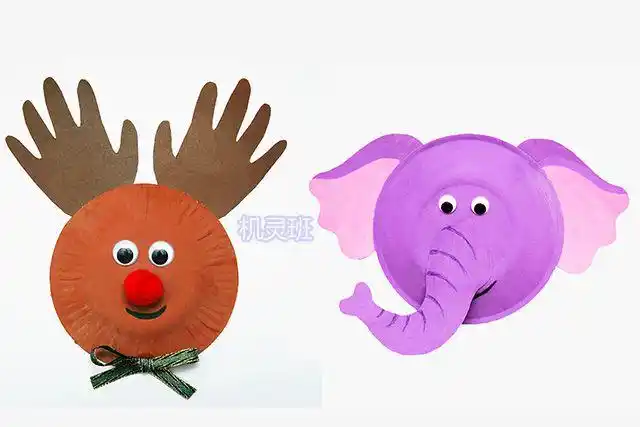 幼儿园手工:怎么用一次性纸盘制作小动物(步骤图解)