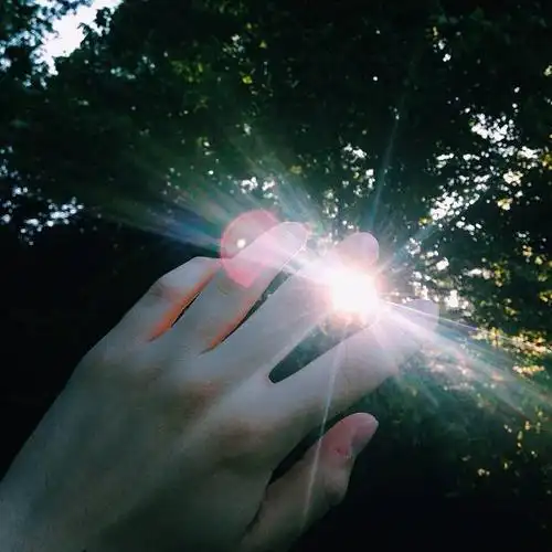 一抹阳光#手指#头像