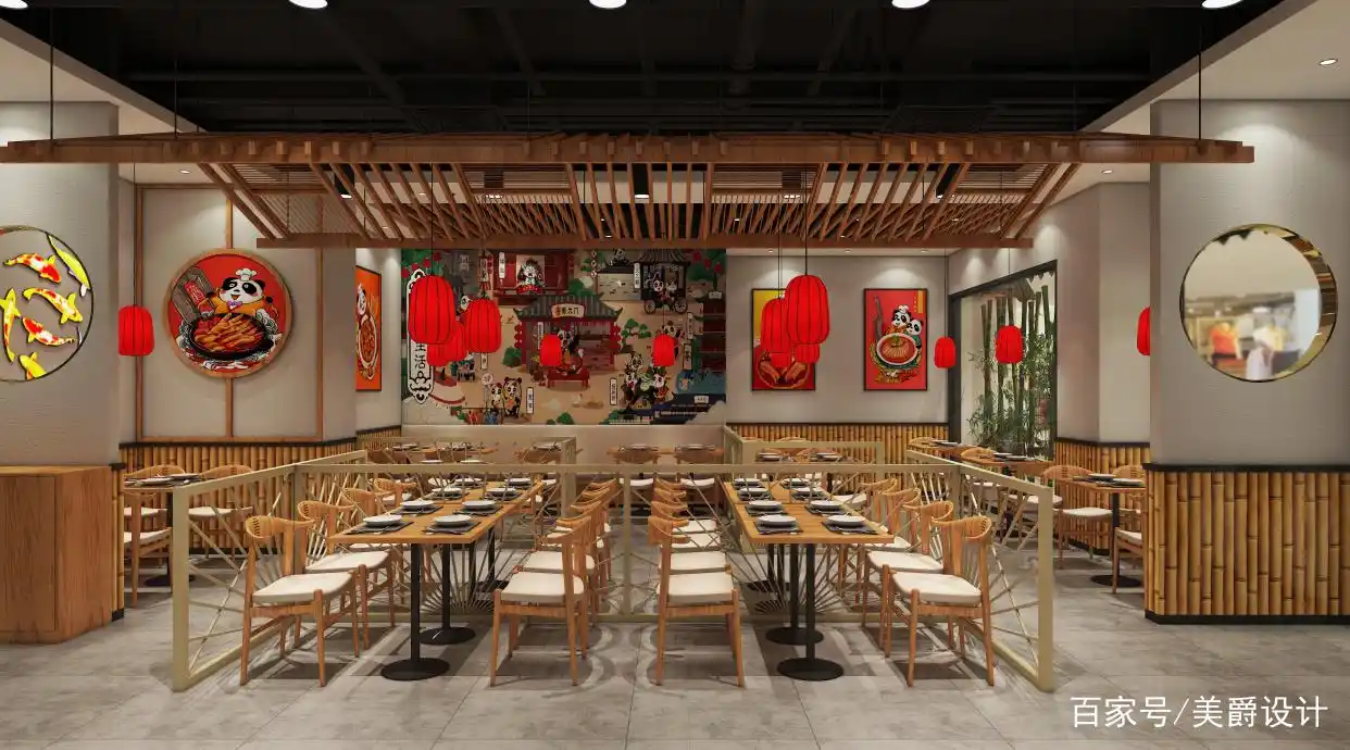 简单好看的小饭店怎么装修?