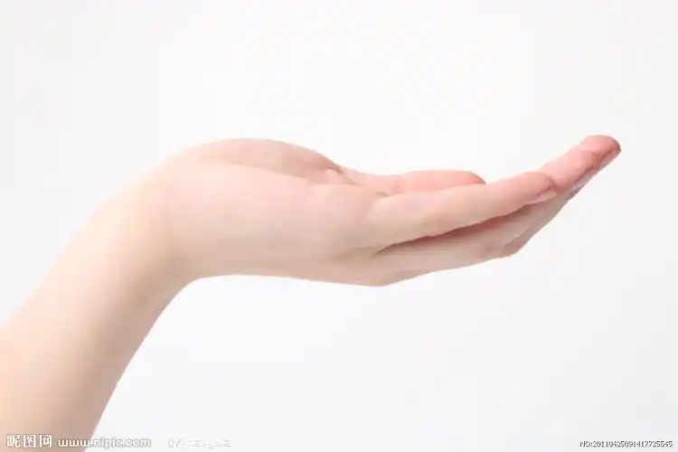 有没有这样单手像在托起什么东西一样的图片