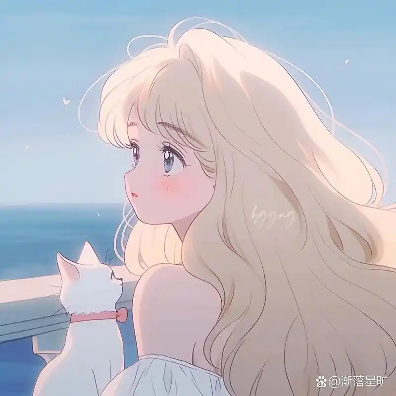 绝美漫画头像来啦!谁能拒绝可爱的小猫咪呢