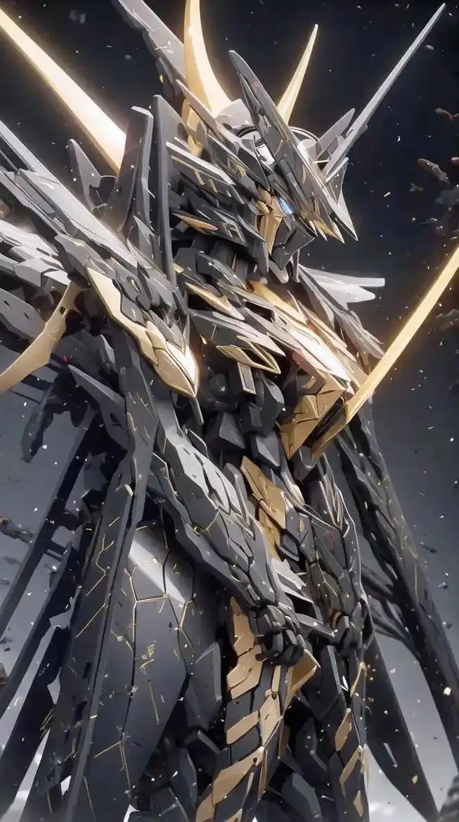 机甲壁纸.#机甲 #科幻 #压迫感  硝烟狂飞的讯号,机甲时 - 抖音