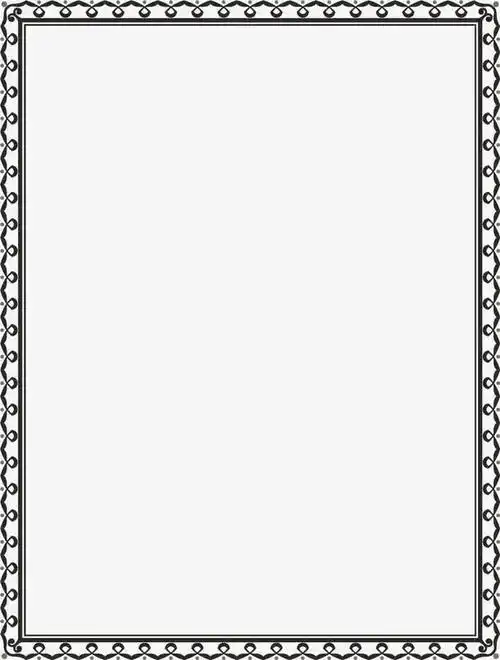 黑色边框表格框素材