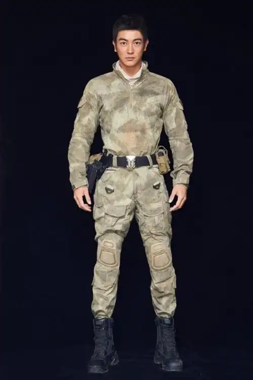 肌肉男:杜江《红海行动》定妆造型帅气-小虾米