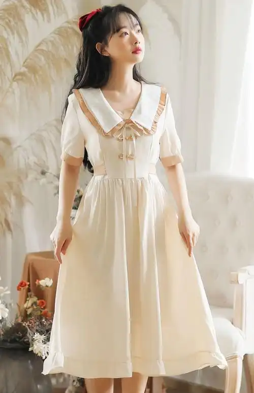 夏天森系超仙女仙气连衣裙女装夏季2024新款学生少女气质长裙裙子