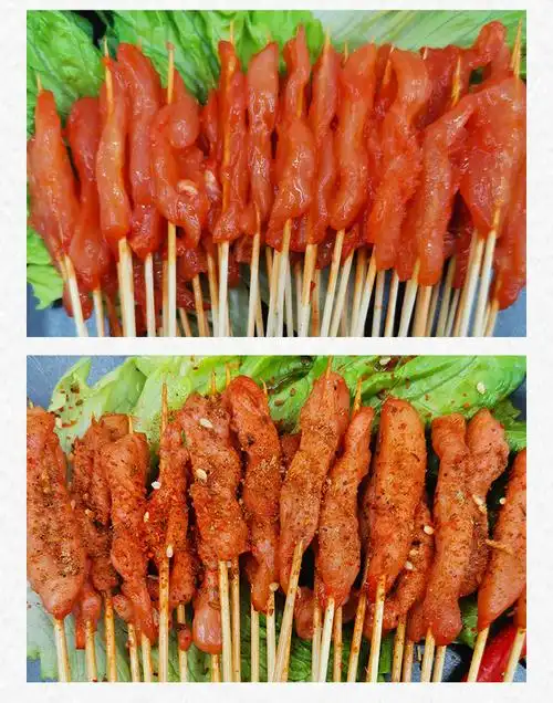 爆品把把鸡肉串10把30支包小小串单冻分开用于烧烤麻辣烫铁板烧油炸