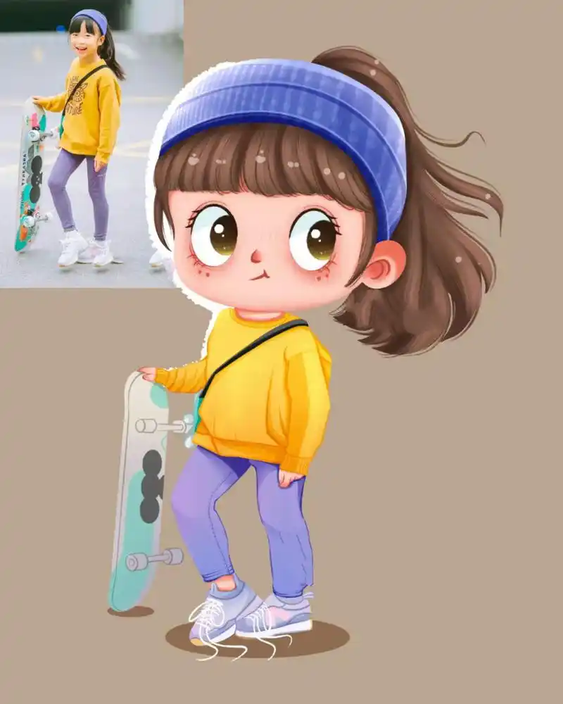 q版人物全身|九宫格|可爱卡通形象合集