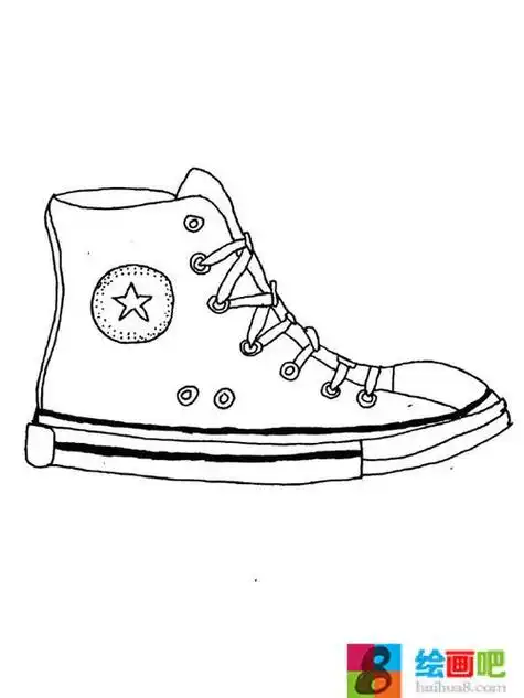 鞋子简笔画画法过程怎么画鞋子简笔画|鞋子的各种画法喜欢就收藏着吧.