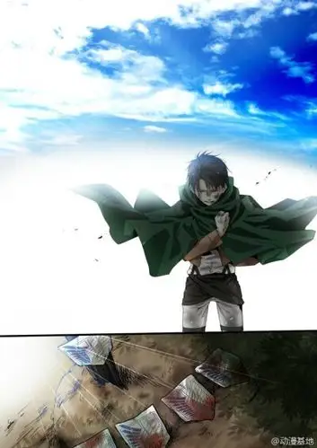 为死去的同伴心痛的艾伦 进击的巨人