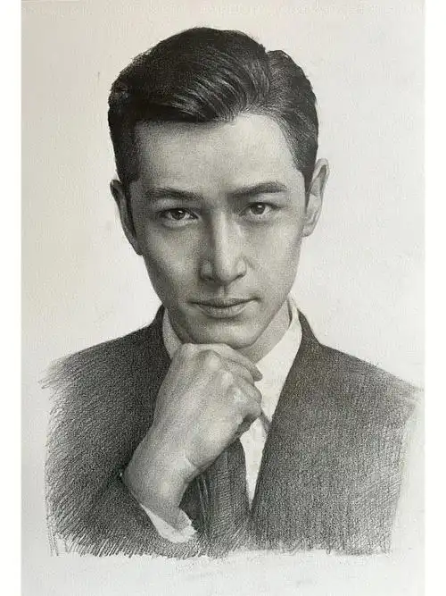 素描给你们画个男朋友▽胡歌