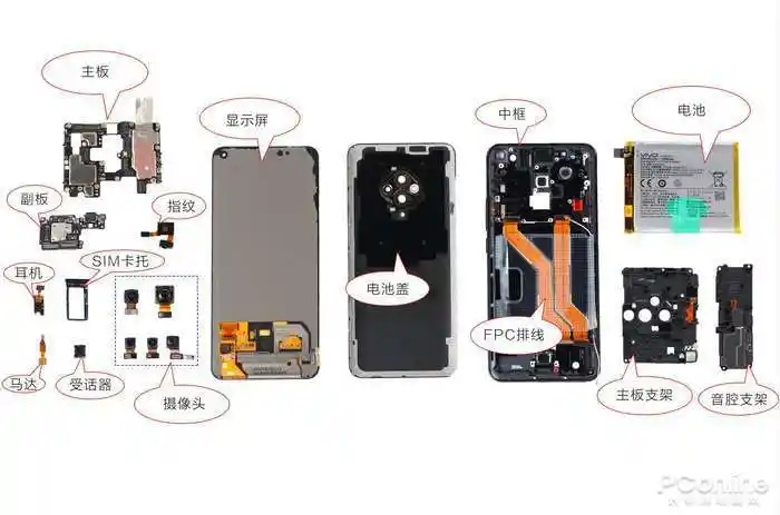 年前把vivo s5"拆了":手机内部设计,当真"慢工出细活"