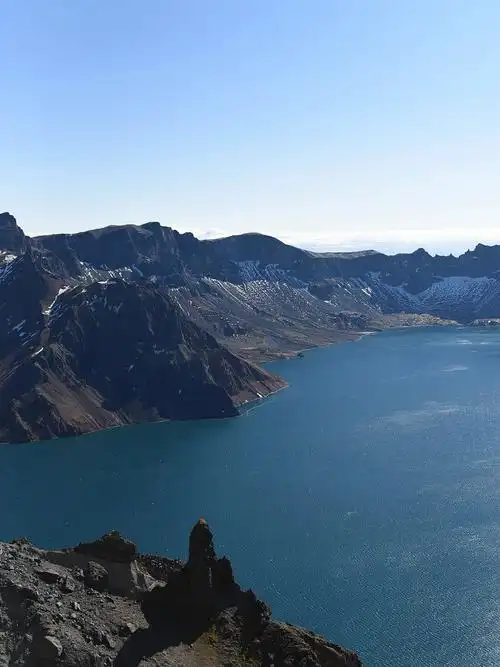 10月5日长白山北坡晴朗天池美爆了