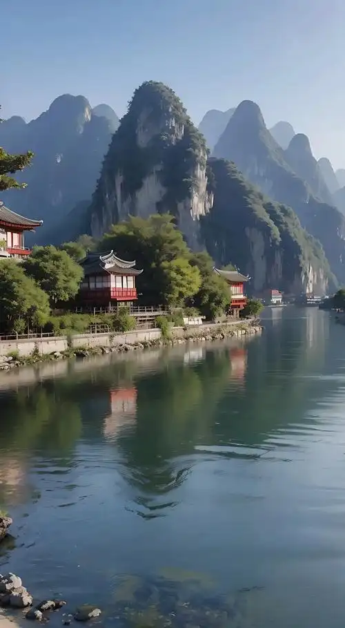 最能治愈人心的便是这世间的山水风光,累了就出去走走,或许在某 - 抖