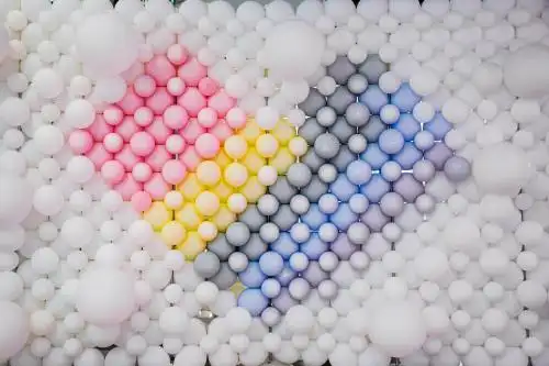 气球背景墙 气球 情人节