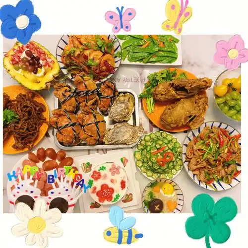 自己动手做的生日餐