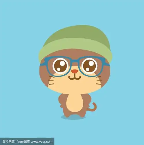 可爱的猫咪卡通人物设计