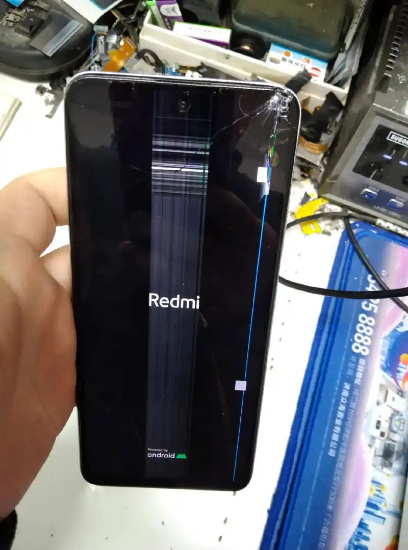 红米note11tpro 屏幕破损乱跳 - 抖音