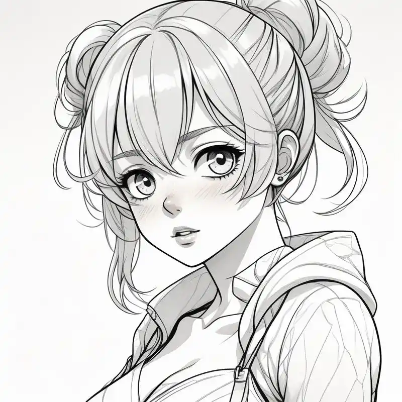 二次元萌妹头像93少女感爆棚95