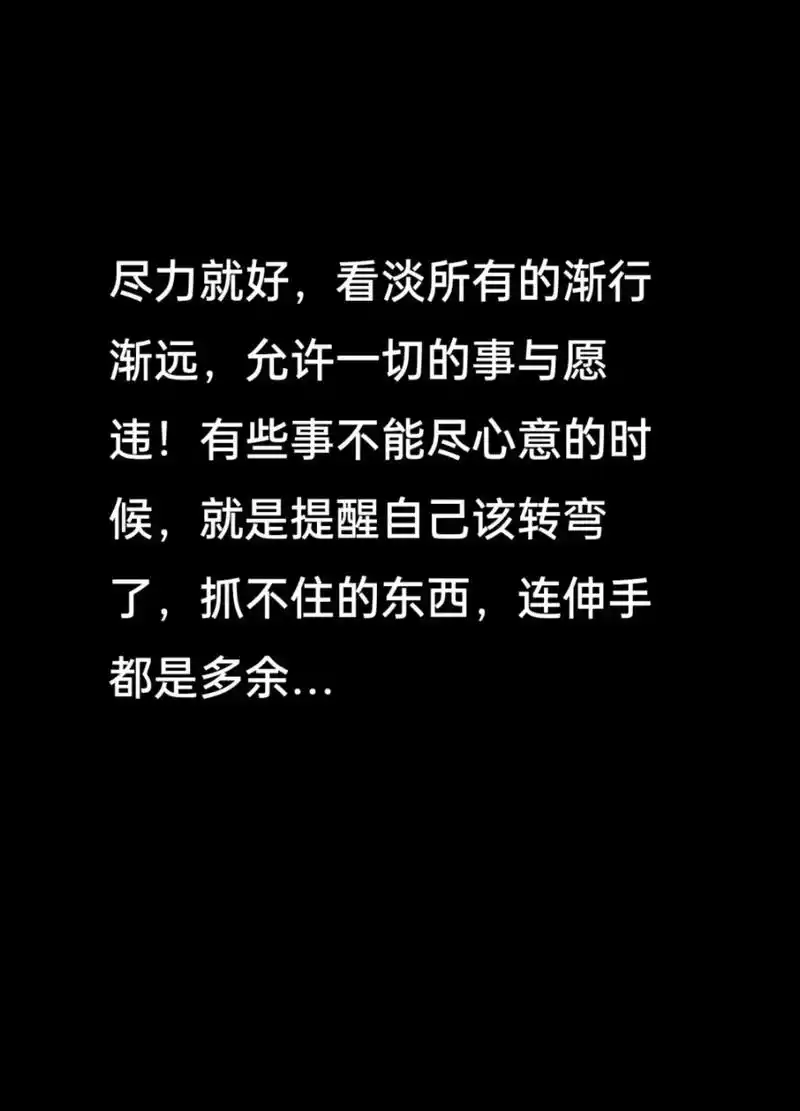 始于心甘情愿终于愿赌服输 无法重来的人生里,请尽量快乐