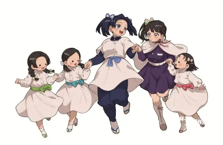 鬼灭之刃蝶屋七姐妹如何区分豆豆眼